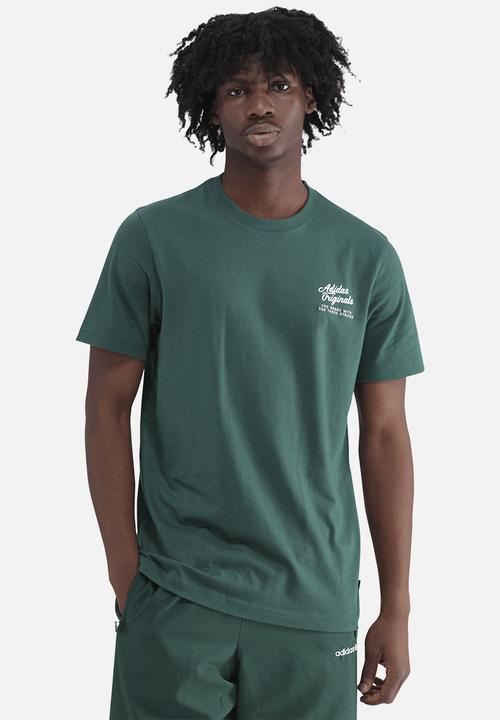 adidas Originals - Diner Text Graphic Tee - College Green