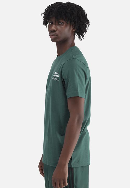 adidas Originals - Diner Text Graphic Tee - College Green