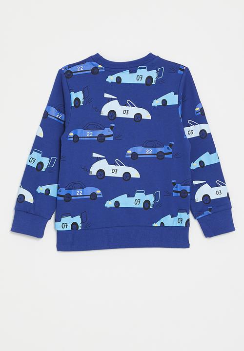Pop Candy - Printed sweatshirt - navy/cars