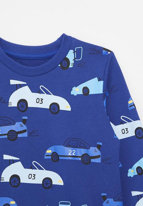 Pop Candy - Printed sweatshirt - navy/cars