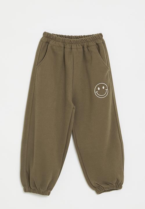 Pop Candy - Cuffed jogger pants - brown