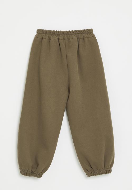 Pop Candy - Cuffed jogger pants - brown