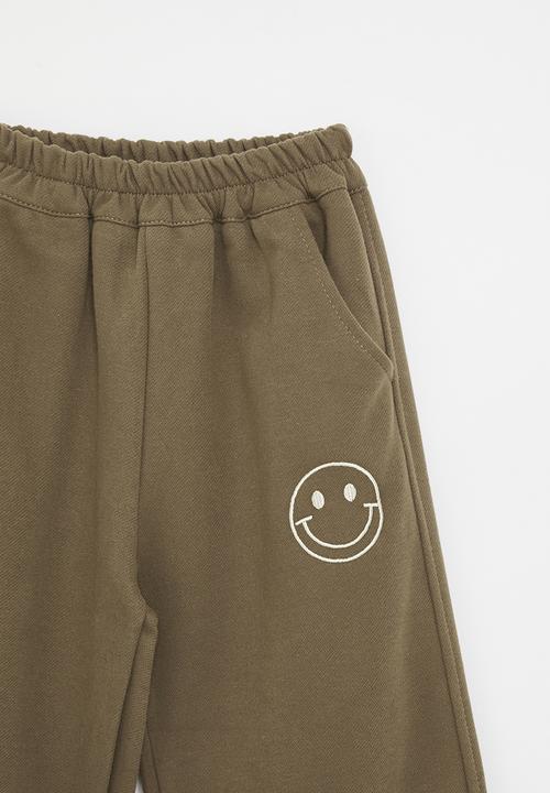 Pop Candy - Cuffed jogger pants - brown