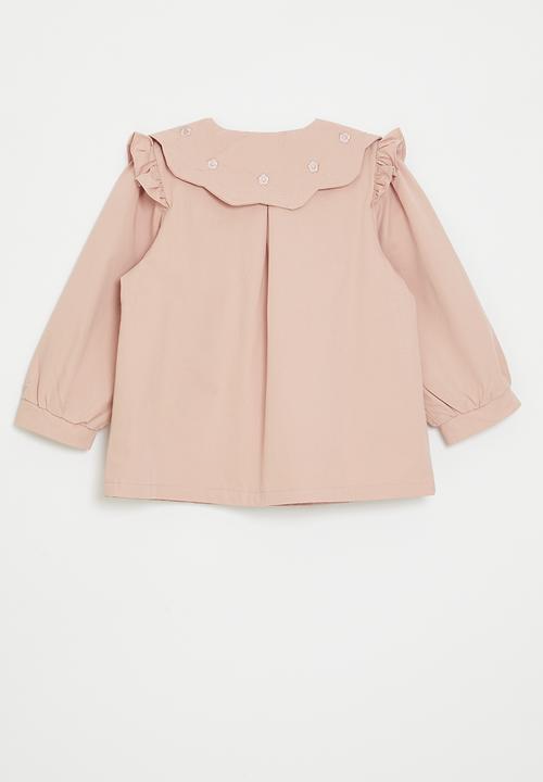 Pop Candy - Peterpan collar blouse - pink