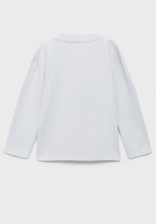 MANGO - T-shirt anicup - light pastel blue
