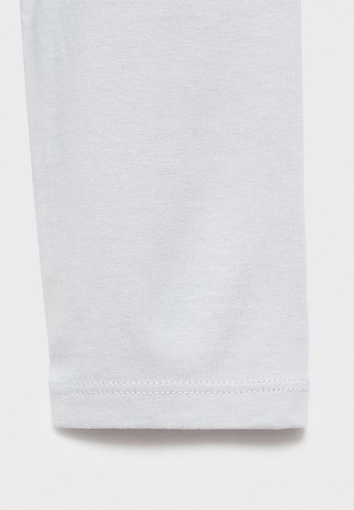 MANGO - T-shirt anicup - light pastel blue
