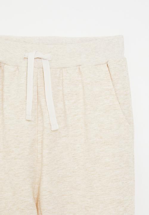 Pop Candy - Melange joggers - ivory