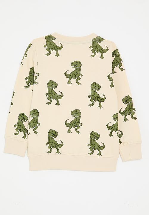 Pop Candy - Printed sweatshirt - cream/dinos