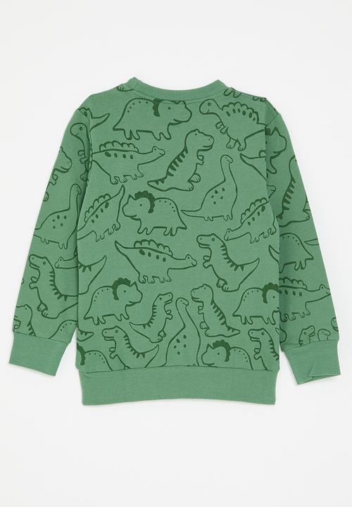 Pop Candy - Printed sweatshirt - green/dino