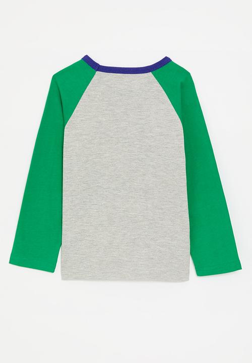 Pop Candy - Extraterrestial beings graphic t-shirt - grey/green