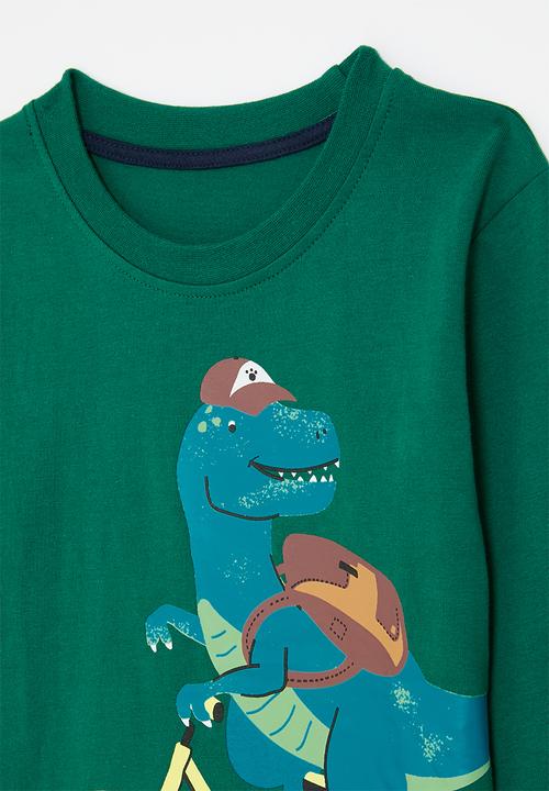 Pop Candy - Printed t-shirt - emerald/dino