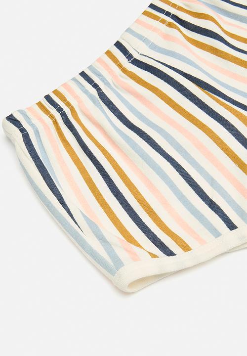 Pop Candy - Dolphin shorts - multi stripes