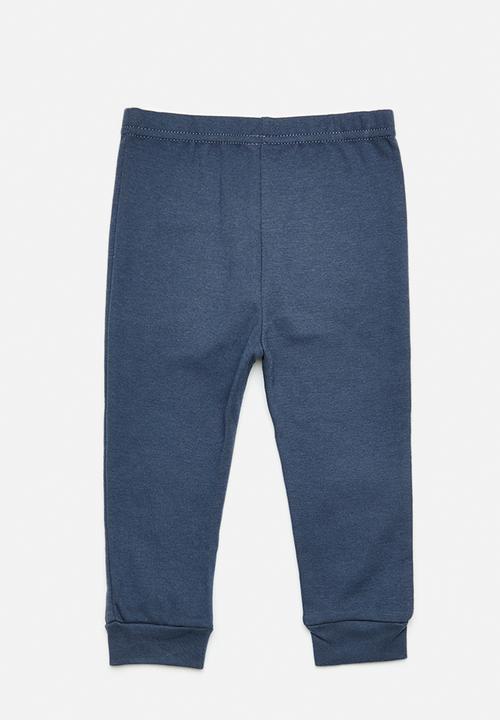Pop Candy - Rainbow and sun knee patch leggings - navy