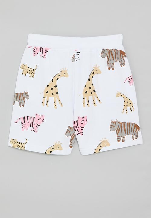 Pop Candy - Printed shorts - white