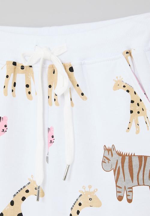 Pop Candy - Printed shorts - white