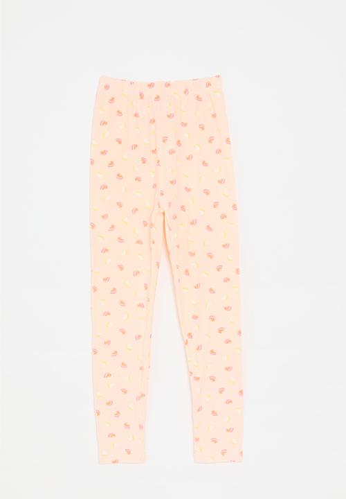 Pop Candy - Printed leggings - pale peach