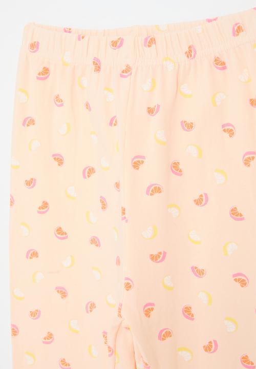 Pop Candy - Printed leggings - pale peach