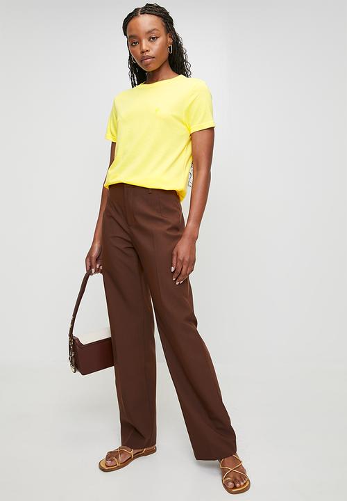 POLO - Wmn claire ss T-shirt - yellow