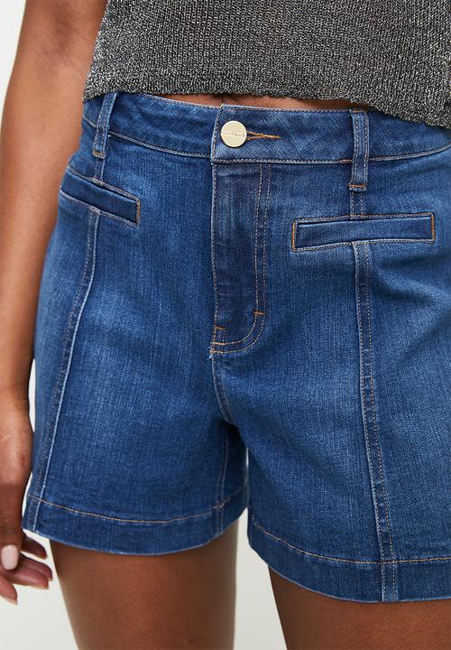 SISSY BOY - High Waist Shorts With Jet Pockets And No Yoke - Med Vintage