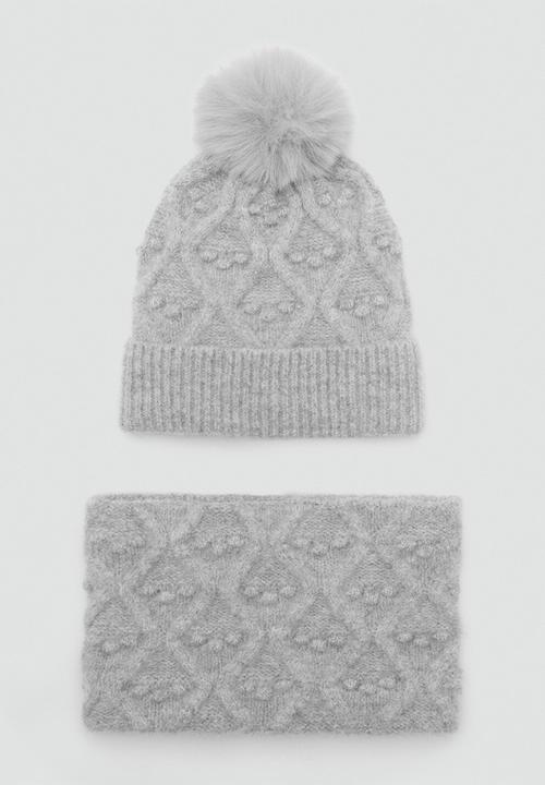 MANGO - Beanie BOLITAG - Grey