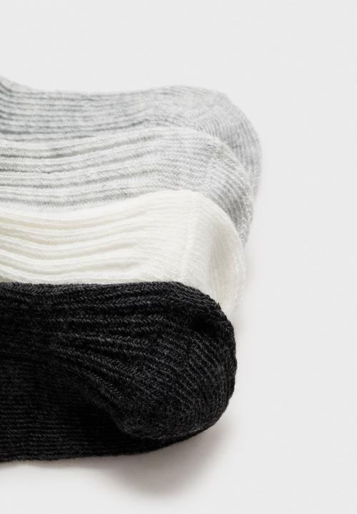 MANGO - Socks gris - grey