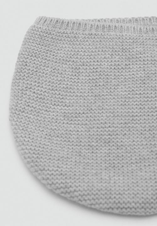 MANGO - Beanie bobab - medium gray