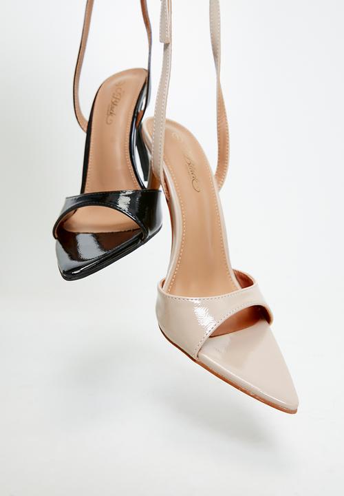 Miss Black - Camisol 2 toe loop stiletto heel - neutral