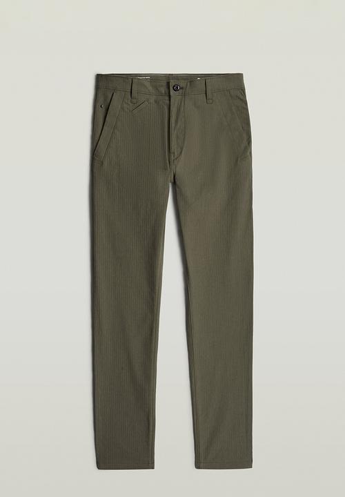 G-STAR - Bronson 3.0 slim chino - dk fawn/asfalt hb