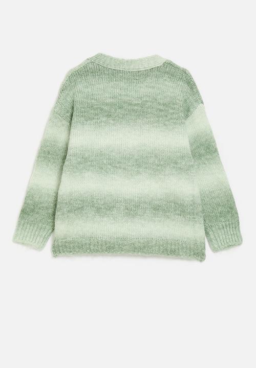 Pop Candy - Tie dye cardigan - light green