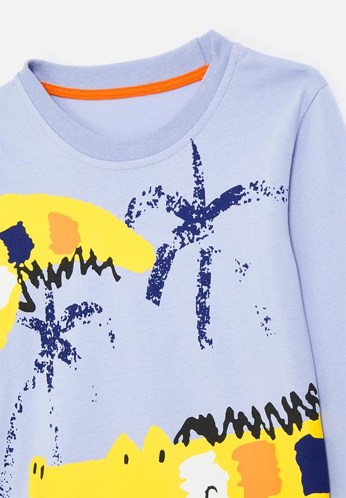 Pop Candy - Croc graphic tee - pastel purple