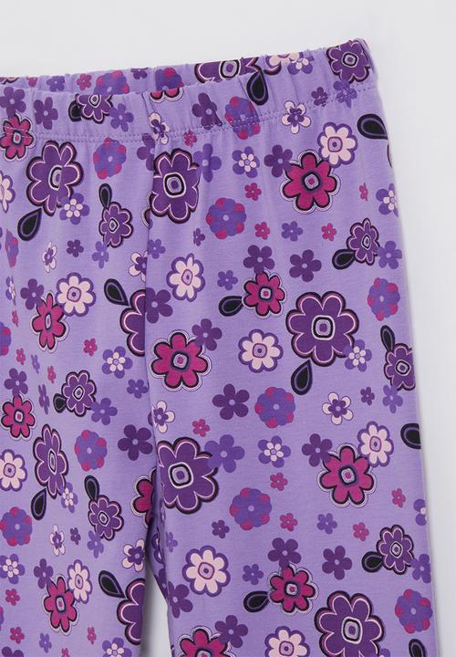 Pop Candy - Printed leggings - purple/floral