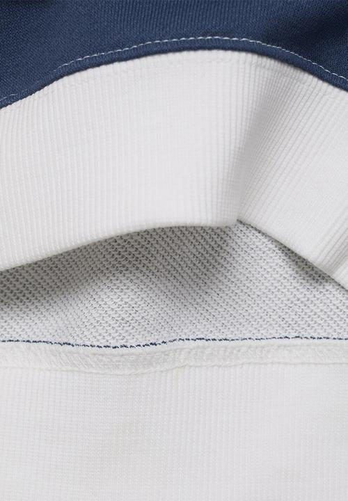 MANGO - Sweatshirt stripho - medium blue