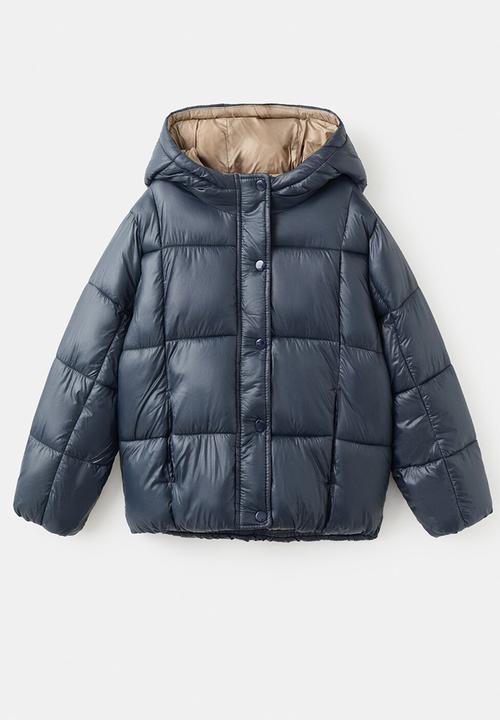 MANGO - Puffer coat cesca - navy