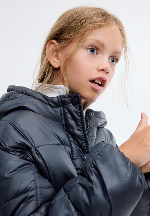 MANGO - Puffer coat cesca - navy