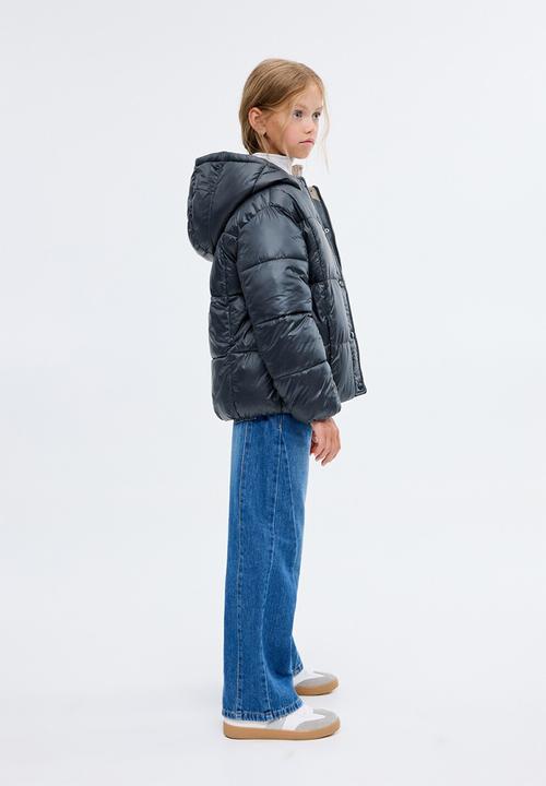 MANGO - Puffer coat cesca - navy