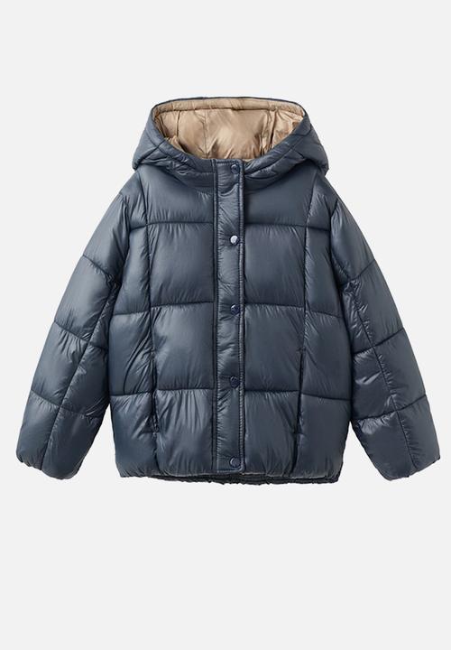 MANGO - Puffer coat cesca - navy