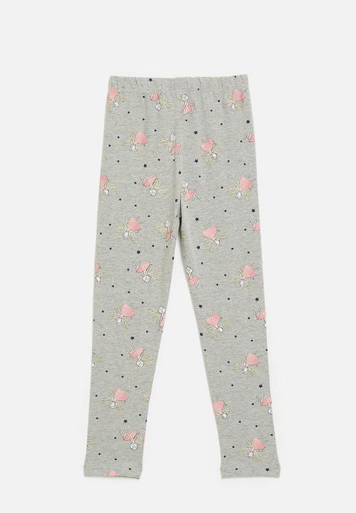Pop Candy - Printed leggings - dark grey/ballerinas