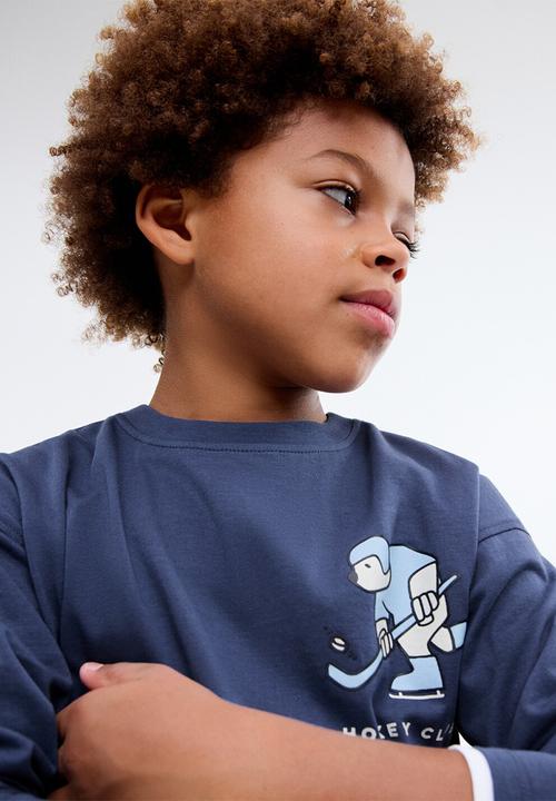 MANGO - T-shirt allstar - navy