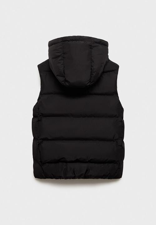 MANGO - Outer vest manel - black