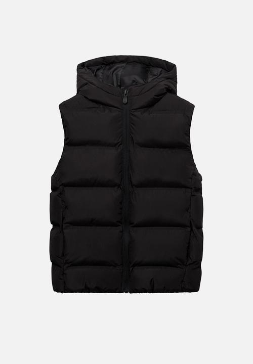 MANGO - Outer vest manel - black