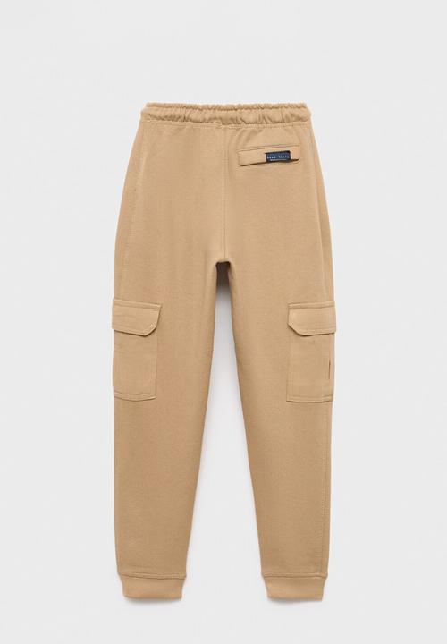 MANGO - Joggers cargo - medium brown