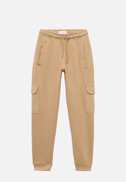 MANGO - Joggers cargo - medium brown