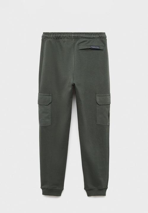 MANGO - Joggers cargo - medium green