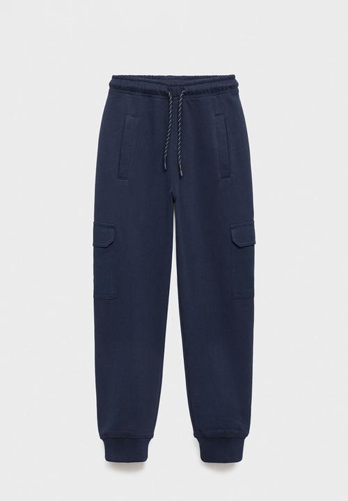 MANGO - Joggers cargo - navy