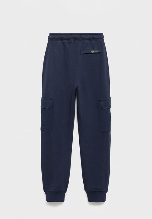 MANGO - Joggers cargo - navy