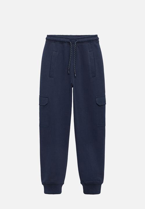 MANGO - Joggers cargo - navy