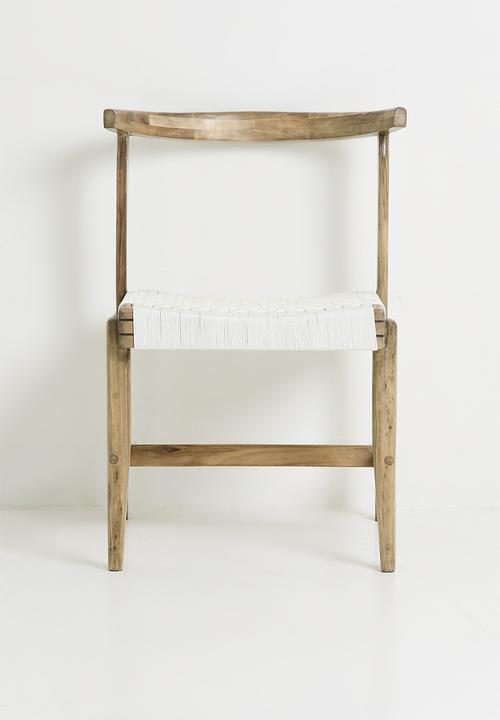 Homewood - Amani Dining Chair - Natural & White