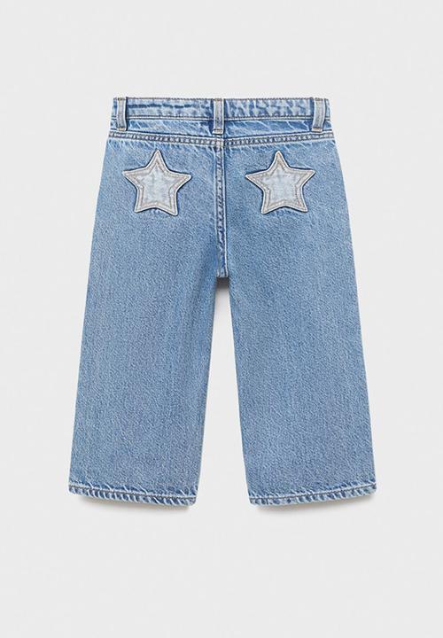 MANGO - Jeans start - open blue