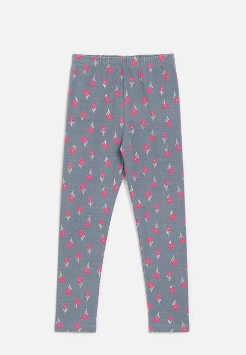 Pop Candy - Printed leggings - navy blue/flowers
