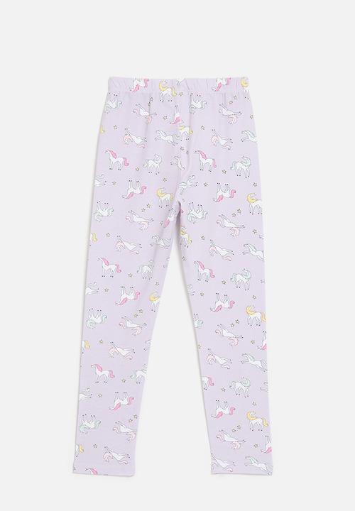 Pop Candy - Printed leggings - light purple/ponies
